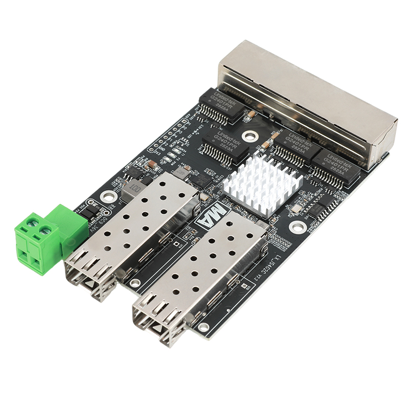 LX-IS0402C 矿用本安型千兆两光四电模块